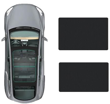 ANRAM para Infiniti QX30 2017- Parasol para Techo Solar de Coche,Visor de Techo protección UV y térmica Accesorios,C-Black Regular Style