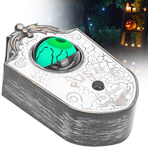 Halloween Türklingel Dekoration Einäugige Türhänger mit Ton Süßes oder Saures für Kinder Spukhaus Party (P018