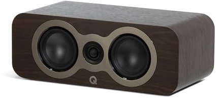 Q ACOUSTICS 3090c Center Speaker Claro Walnut- 2-Way Reflex Enclosure Type, 2 x 4 Mid/Bass Driver