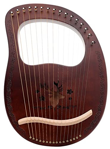 BESTonZON 1 Satz 16 Ton Lyra Harfe Lyra Instrument Musikinstrument Holz