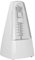Mechanisches Metronom-Schlagzeug, 40–208 BPM, Einstellbarer Takt, Keine Batterie oder Strom, Klaviermetronom für Gitarre, Violine (WHITE)