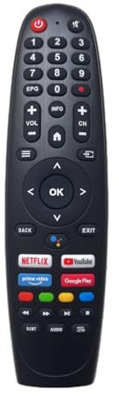 Control Remoto Compatible con Televisores Inteligentes Grunkel LED240GOO LED4322GOO LED-4322GOO LED-240GOO Y Tesla 32E610BHS