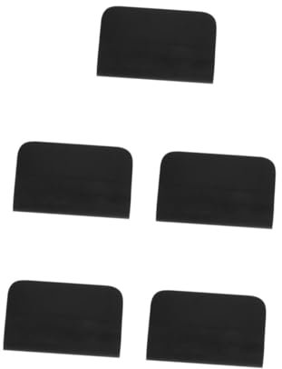 NIYANGLE 5pcs Auto Tint Film Squeegee Tool Soft Vehicle Film Applicator for Car Window Cleaning Tpu Compatible Black