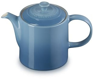 Le Creuset Teiera alta in Gres Vetrificato, 1.3 litri, per 4 Tazze, Chambray, 70703134340000