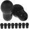 LIFKICH 10Pieces Silicone for Comfortable Replacement Earbuds Compatible with Earphones Durable and Sound Conductive Accessories for Hospitals and Clinics