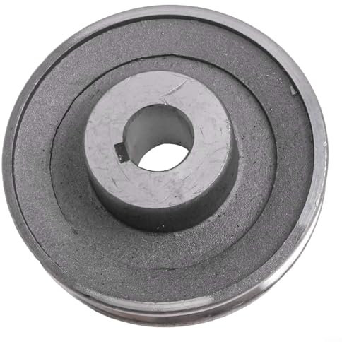 Puleggia motore compressore, puleggia per cinghia a scanalatura singola tipo A in alluminio, pulegge di ricambio per 1/4 e 5/8 livelli (97 x 19)