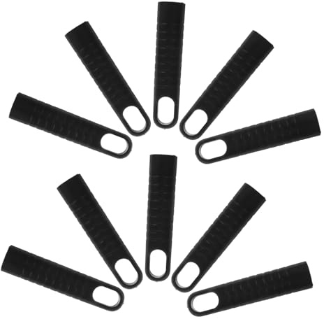 GOOHOCHY 10pcs Broom Handle Grip Replacement End Caps Ergonomic Plastic Mop Stick Attachments with Hanging for Rods Easy Installation Comfortable Secure Grip