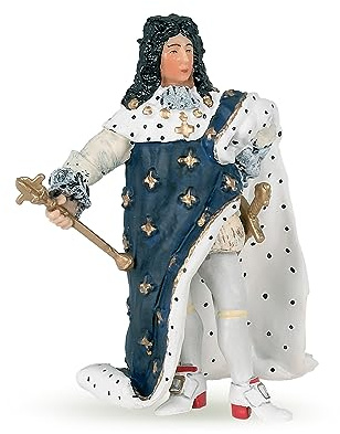 PAPO - Realistische Ludwig XIV.-Figur - 3 Jahre + - Kollektion Historische Figuren - Lernspiel König von Frankreich - Geschenkidee Spielzeug für Mädchen und Jungen