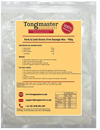 Pork & Leek (Gluten Free) Sausage Complete Mix - 1kg