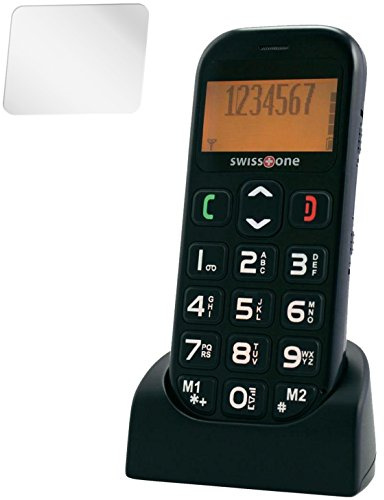 dipos I 6X Schutzfolie klar kompatibel mit Swisstone BBM 320 Folie Displayschutzfolie