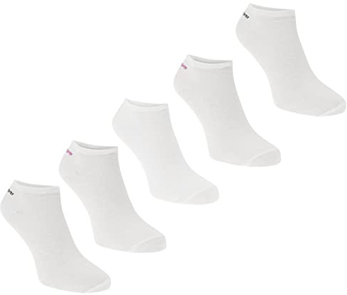 Slazenger Womens Trainer Socks 5 Pack Cotton