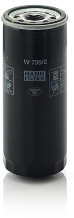 MANN-FILTER, W 735/2 Oil Filter | For Passenger Cars, Highest Filtration Performance, Engine Protection, High Quality Sealing, True OE Engineering