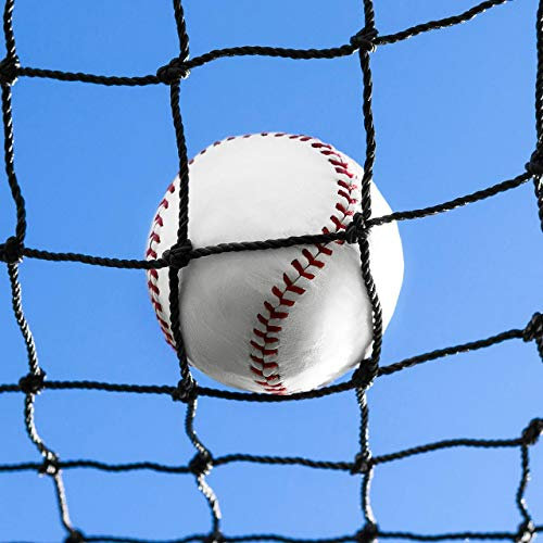 FORTRESS Cricket Net Panels - Black 48mm Mesh Net Panels - 16 Sizes (12ft x 12ft)