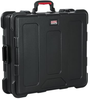 Gator Cases Hartschalen Flight Case für Mischpulte bis zu 19 x 21 x 6 mit TSA-zugelassenem Verschluss, schwarz (GTSA-MIX192106)