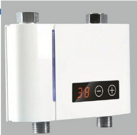 Gowe Douche électrique Chauffe-eau tactile numérique Thermostat robinet mitigeur thermostatique Mitigeur thermostatique avec affichage de la température Couleur : Stockage de chauffage