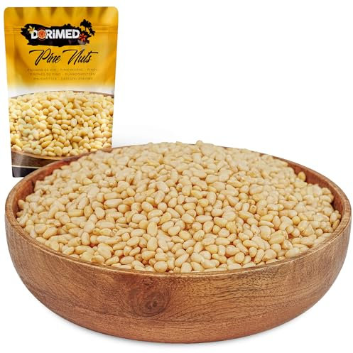 Dorimed Pinoli Sgusciati [1kg] Siberiani Frutta Secca Senza Guscio o Sale, Crudi, Dolci