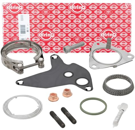 ELRING 453.400 Montagesatz Lader Kompatibel mit VW Transporter T5 Bus 7HB, 7HJ, 7EB, 7EJ, 7EF, 7EG, 7HF, 7EC Multivan V 7HM, 7HN, 7HF, 7EF, 7EM, 7EN Transporter T5 Kastenwagen 7HA, 7HH, 7EA, 7EH
