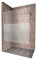 i-flair Duschabtrennung Walk In FIONA 120x200 cm Duschwand Dusche 10mm STARK aus TEILSATINIERTEM NANO ESG Sicherheitsglas mit EDELSTAHL Wandprofil #740