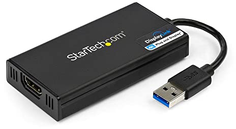 StarTech.com USB32HD4K - USB 3.0 to 4K HDMI External Multi Monitor Video Graphics Adapter DisplayLink Certified Ultra HD 4K