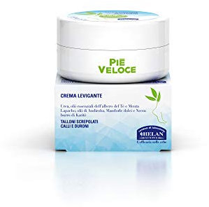 Helan, Piè Veloce, Crema Talones Agrietados y Secos - Crema Pies Secos y Agrietados Suavizante, con Urea, contra Callos Pies - Elimina Callos y Durezas Pies, con Extractos Vegetales - 50 ml
