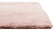 Homie Living I Moderner kuscheliger, weicher, Flauschiger Teppich - Läufer für Wohnzimmer, Flur, Schlafzimmer, Kinderzimmer I Sienna I (70 x 140 cm, Rosa)