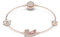 Swarovski Swan Armband, Schwan, Rosa, Roségold-Legierungsschicht