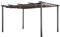 Happy Garden Pergola autoportante 3 × 4m Cassis Taupe - Structure Aluminium