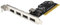 GODSHARK - Tarjeta PCI Interna USB 2.0, 5 Puertos (4 externos y 1 Interno), expansión PCI a USB 2 Adaptador Hub Controller, Alta Velocidad 480 Mbps para Escritorio
