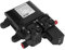 FTVOGUE DC 12V 120W Pompe à eau intelligente à double aspiration avec interrupteur de pression automatique, Pompe à eau à diaphragme à amorçage automatique(Noir)