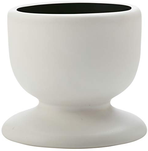 Maxwell & Williams Eierbecher Tint Weiß schwarz D. 5cm Porzellan