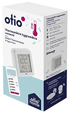 Thermomètre hygromètre connecté - Alexa et Google Home - Otio