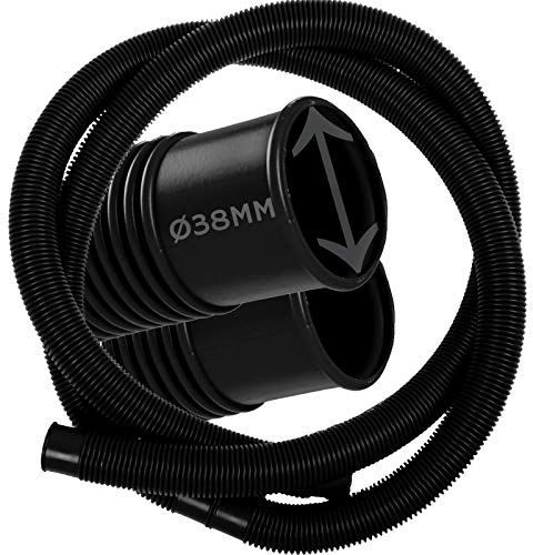 generisch Poolschlauch Solarschlauch Saugschlauch Schwimmbadschlauch Pool Ø 38mm schwarz (1,5m (1))