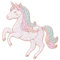 Patches zum Aufbügeln Einhorn Buegelbilder Bestickte Patches Sticker Gestickte Aufnäher Applikation für DIY Kleidung Jeans T-Shirt Jacken Rucksäcke