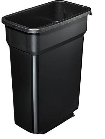 RothoPro Selecto Premium Poubelle 55l sans couvercle, Plastique (PP) sans BPA, noir, 55l (29.0 x 49.0 x 61.0 cm)