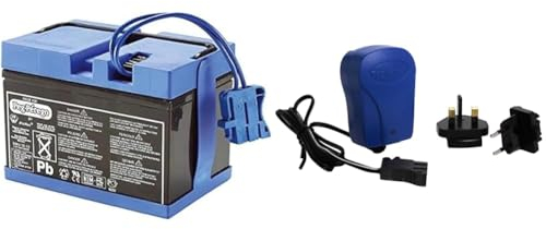 Peg Perego KB0036 - Batterie, 12 V 12 V, 12 Ah & Y/CB0302-12V Ladegerät für Batterien, Fahrzeuge