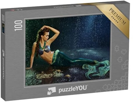 puzzleYOU: Puzzle 100 Teile „Bezaubernde Meerjungfrau“ – aus der Puzzle-Kollektion Meerjungfrau