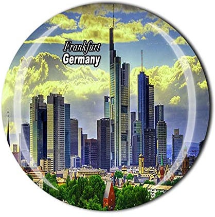 Frankfurt Deutschland Kühlschrankmagnet Kristall Touristen Souvenir Geschenkkollektion Kühlschrank Magnet Aufkleber