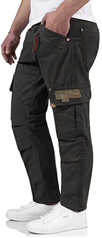 Timezone RogerTZ Roger Herrenhose Cargohose lässig modern (W38/L30, Blue Graphite)