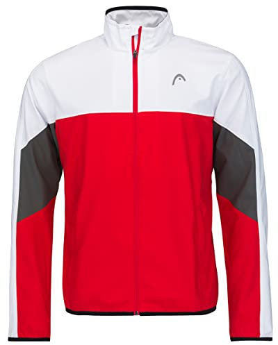 HEAD Club Jacke 22 ROT Weiss