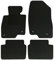 Velourmattenset für Mazda 3 III Bj. 2013-2018 Basic runde Befestigungen Mit Absatzschoner Passform Neu Veloursfussmatten Automatten