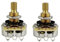 Guyker CTS 500K Split Shaft Big Audio Pots Potentiometer For Electric Guitar Bass (2 piece)