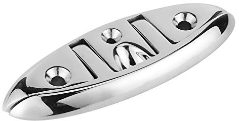 Boot Klampe, 5in Seilklemme 316 Edelstahl Anlegeklampen Marine Faltklampen Klappklampen Dock Deck Hardware Flip Einbauklampen Festmacherleinen mit Befestigungselementen