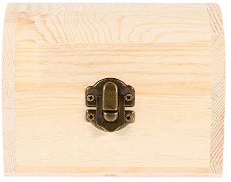 HOMSFOU Holzkiste mit Schloss, Geschenkbox, Weihnachten Feier