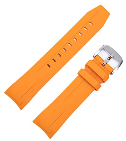 CEKGDB 22mm Weiches Silikon Uhrenarmband Für Tissot Armband Für T120 Seastar T120417A 45,5mm Zifferblatt Gummi Sport Armband, 22 mm, Achat