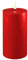 Deluxe Homeart Flammenlose LED-Kerze für den Innenbereich – Rot – mit Real Flame™-Technologie – batteriebetriebene Kerze (7,5 x 15 cm)