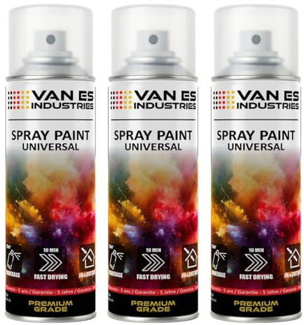 VE-INDUSTRIES Klarlack MATT-transparent 400ml Sprühdose Acryllack Mattlack Schutzlack Versiegelung (3)