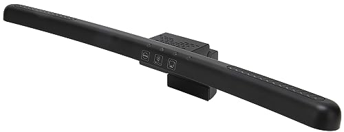 GOWENIC Barra Luminosa per Monitor Curvo, Luce per Schermo USB con Controllo Touch con 3 modalità di Temperatura Colore e Attenuazione Continua per Giochi in Ufficio, Senza Installazione