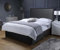 Savako Premium - Black Leather Divan Bed with Memory Foam Mattress and Headboard with Chrome Feet - (4ft6 Double - 137cm x 190cm)