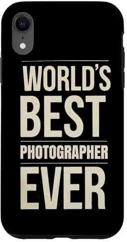 Coque pour iPhone XR Meilleur photographe au monde - Appareil photo