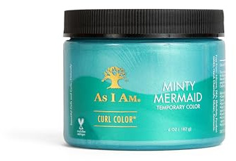 As I Am Curl Color Minty Mermaid, temporäres Farb- und Lockengel, 170 ml